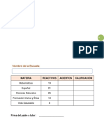 Examen Trimestral Tercer Grado BLOQUE1 2020 2021