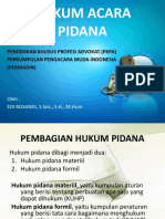 HUKUM ACARA PIDANA