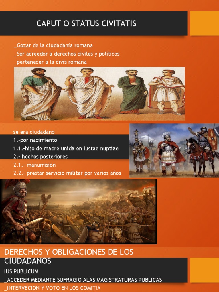 Caput o Status Civitatis | PDF