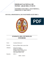 Energia Del Petroleo - Informe