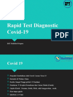 Edukasi Rapid Test Diagnostic