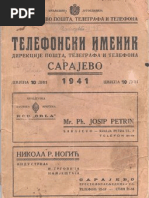 Sarajevo Phone Book 1941 | PDF | Home & Garden