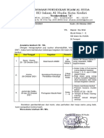 Edaran Kegiatan SD Islam Al Huda 2021 (Oktober)