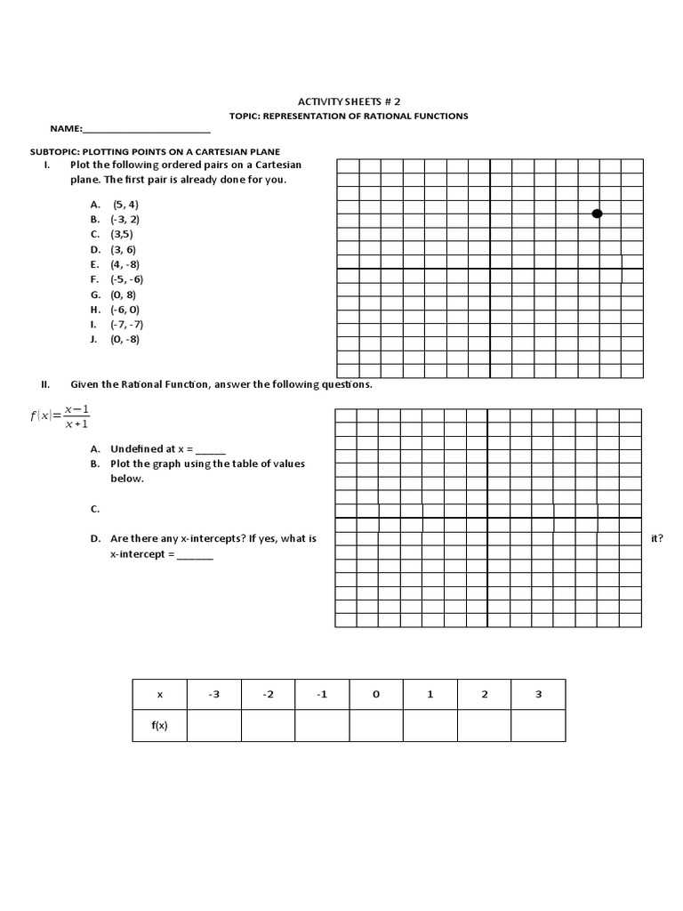 Rational Functions (Representation) | PDF | Teaching Methods ...