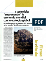Desarrollo Sostenible: La Economía Mundial Con La Ecología Global