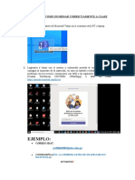 Manual de Como Ingresar Correctamente A Clase (Actualizado)