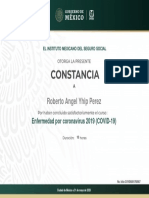 Constancia Roberto Yhip Curso Covid 19