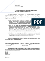 PhilGEPS Sworn Declaration Template 2025 | PDF | Affidavit
