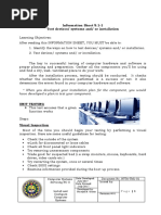 Information Sheet 5.1-1 Test Devices/ Systems And/ or Installation