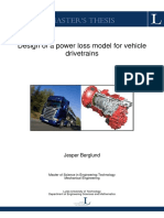 Design of A Power Loss Model For Vehicle