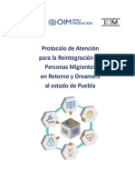 Protocolo de Atención para Reintegración de Personas Migrantes