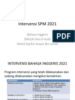 Intervensi SPM English 2021