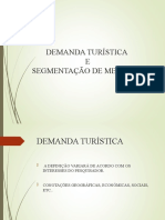 Aula 5 Demanda Turstica e Segmentao Turstica