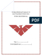 Form Pendaftaran Ui Battlegrounds 2021 Pubg Eksternal: Click or Tap Here To Enter Text