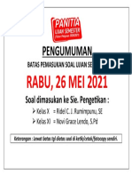 PENGUMUMAN