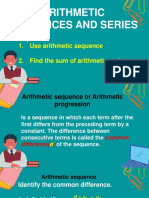Arithmetic Sequence and Series (General Term)
