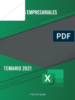 Temario Excel 2021 - Itsystems