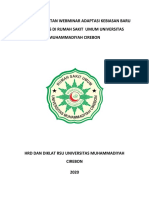 Proposal Kegiatan Webminar Adaptasi Kebiasan Baru Untuk Nakes Di Rumah Sakit Umum Universitas Muhammadiyah Cirebon