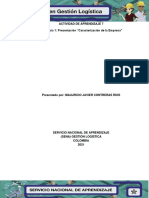 Actividad de Aprendizaje 7 Evidencia 1: Presentación "Caracterización de La Empresa"