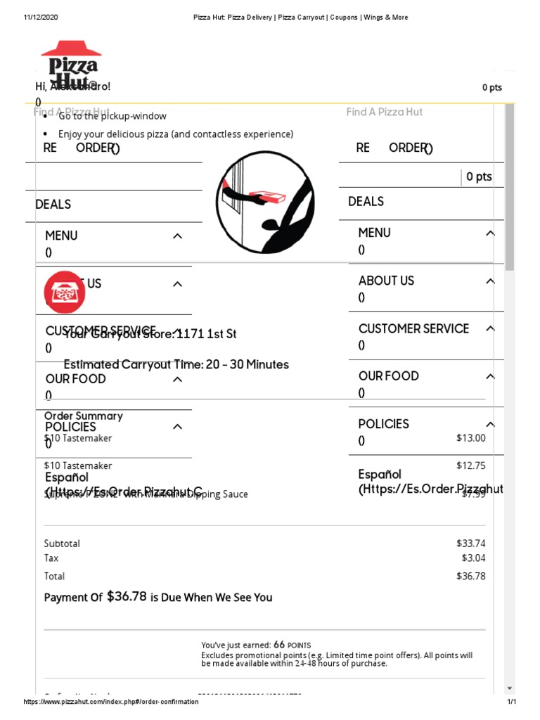 Pizza Hut Pizza Delivery Pizza Carryout Coupons Wings & More