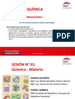 Sesión N°1 Química-Materia