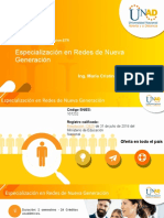 Presentación Especialización Redes de Nueva Generación
