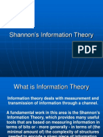 Shannon's Information Theory