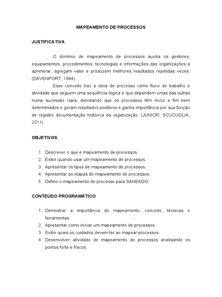 Mapeamento de Processos e Fluxogramas | PDF | Linguagem de modelagem ...