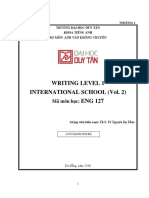 Writing Level 1 International School (Vol. 2) ENG 127: Mã môn học