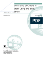 Detection and Sizing of Cracks in Structural Steel Using the Eddy Current Method