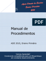 ADE2015 EP ManualProcedimentos
