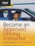 Download Become an Approved Driving Instructor and Set Up Your Own Driving School by Csc Csm SN54143481 doc pdf