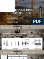 Cimentaciones Superficiales - Evidencia