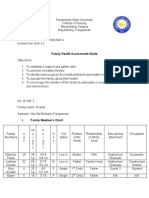 CHN 2 Family Health Assessment Guide Checklist