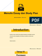 Essay and Study Plan With Beasiswakorea