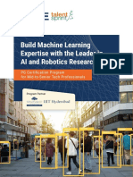 Build Machine Learning Expertise With The Leader in AI and Robotics Research