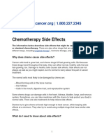 Chemotherapy Side Effects