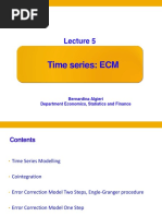 Lecture - L5 - Time Series ECM