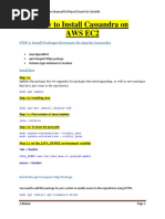 How To Install Apache Cassandra On AWS