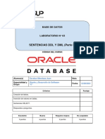 Lab 3 - Sentencias DDL y DML (Parte II)