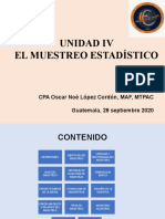 Unidad IV 2020: Muestreo Estadístico 