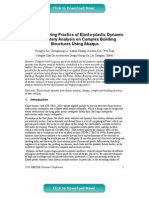 Engineering Practice Elasto Plastic Dynamic Time-History Analysis On Complex Building