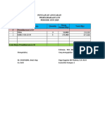 Pengajuan Anggaran Pemeliharaan LCD Periode Juni 2019