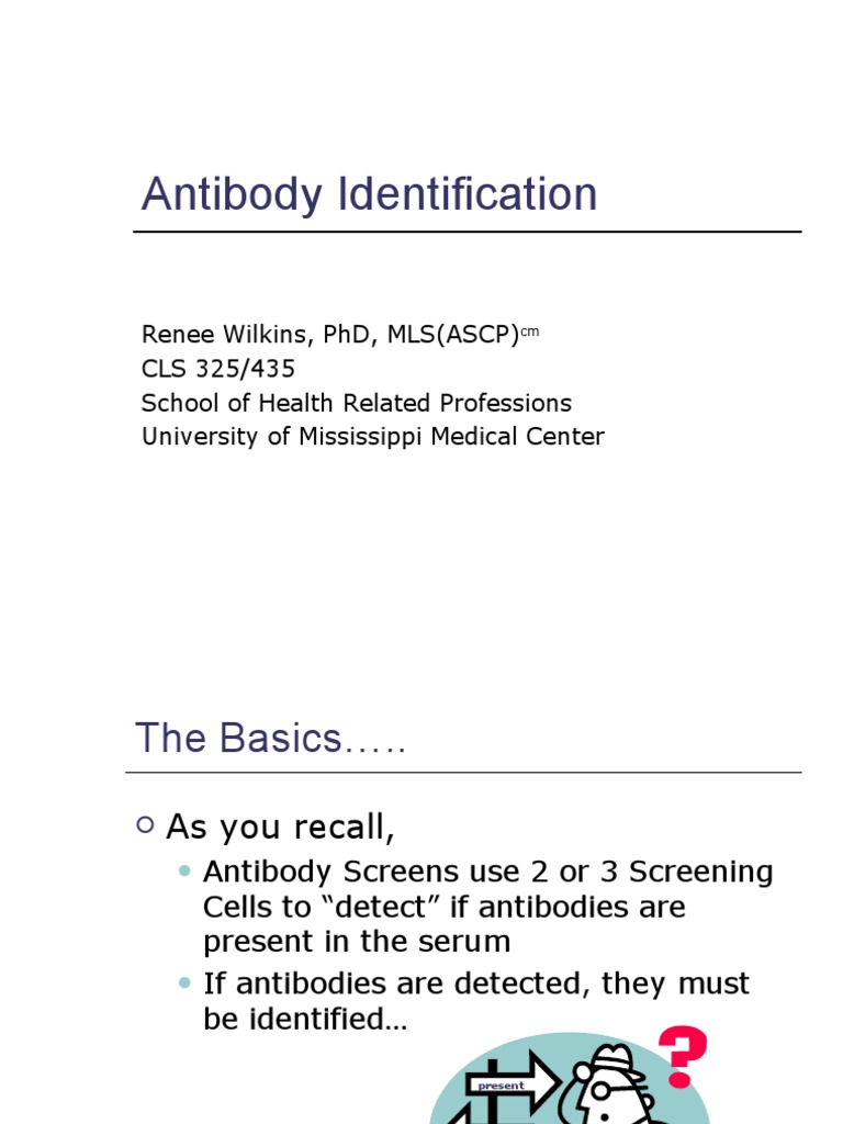 Ab Identification | PDF | Antibody | Medical Specialties