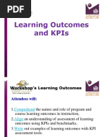 Learning Outcomes and KPIs