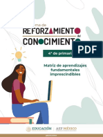 Matriz de Reforzamiento 4° Primaria