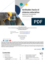 Actitudes Hacia El Sistema Educativo - Postulantes Ipsos 2019