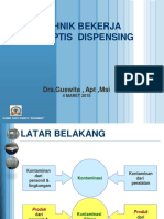 Tehnik Bekerja Aseptis Dispensing Dra. Guswita Apt., M.si New