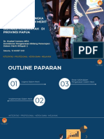 Paparan Audensi Di Instansi Pemerintah Se Provinsi Papua (15 Maret 2021)