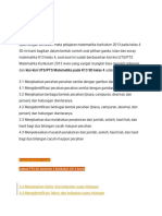 Soal UTS Matematika Kelas 4 SD Kurikulum 2013 Revisi Plus Kunci Jawaban